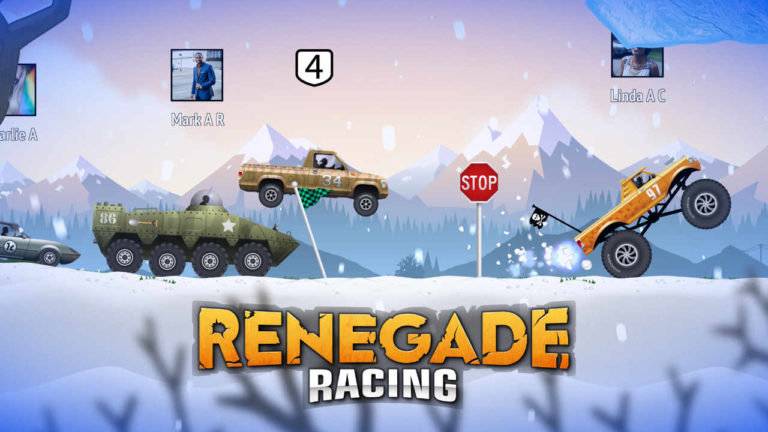 Renegade Racing เกมมือถือแข่งรถวิบาก 2D เล่นออนไลน์ได้หลายคน