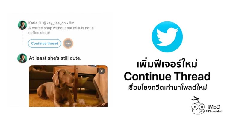 Twitter New Feature Continue Thread