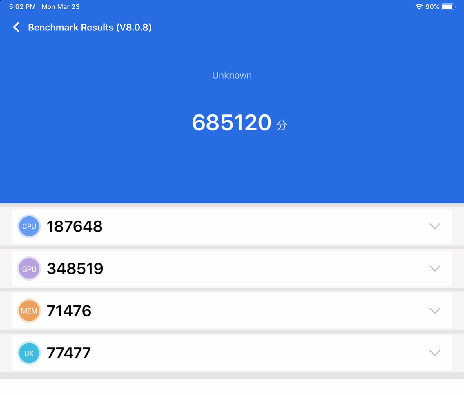 A12z Ipad Pro 2020 Benchmark Score Img 2