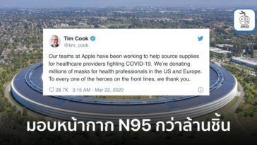 Apple Donating Millions N95 Mask Eu Us