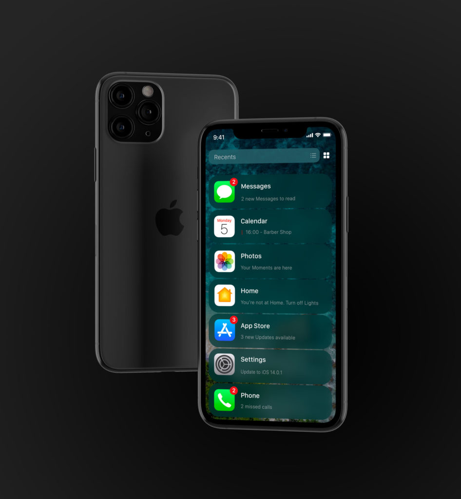 List View Ios 14 Leak Concept By Ispazio 1