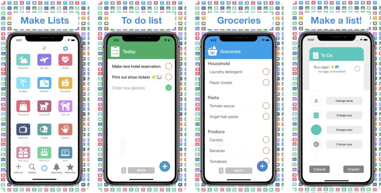 Life Lists 06 04 2020