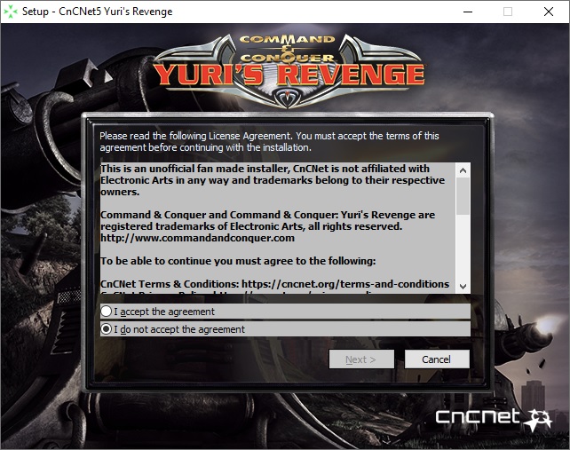 Setup CnCNet