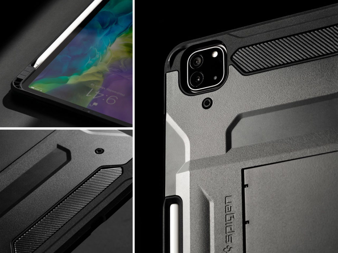 Spigen Tough Armor Pro สุดยอดเคส iPad กันกระแทก มาพร้อมขาตั้ง มีช่อง