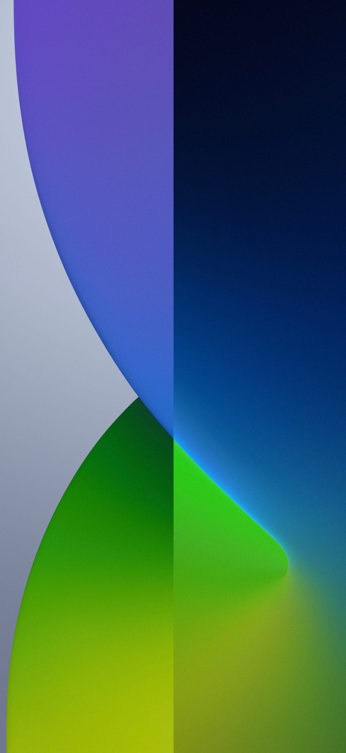 ภาพพื้นหลัง (Wallpaper) iOS 14 Dual สำหรับ iPhone