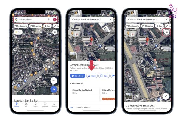 Googleマップで交通状況を確認する方法